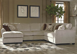 Image for Hazes Fleece Left Facing Corner Chaise Sectional w/ Right Facing Loveseat