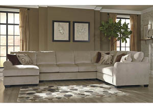 Image for Hazes Fleece Left Facing Corner Chaise Sectional w/ Right Facing Sofa