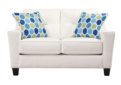 Image for Forsan Nuvella White Loveseat