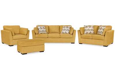 Image for Keerwick Sofa, Loveseat, Oversized Chair and Ottoman