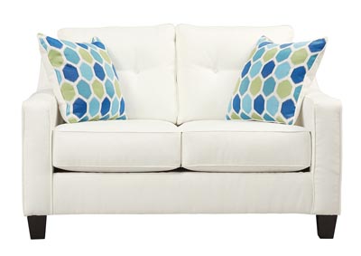 Image for Aldie Nuvella White Loveseat