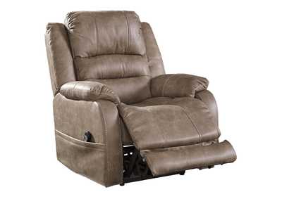 Image for Barling Mushroom Power Recliner w/Adjustable Headrest