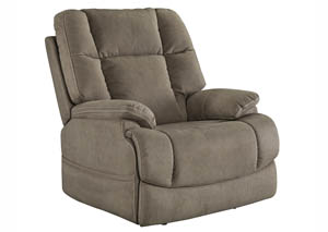 Image for Fourche Latte Power Recliner w/Adjustable Headrest