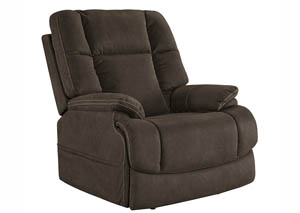 Image for Fourche Bark Power Recliner w/Adjustable Headrest