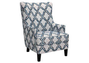 Image for LaVernia Navy Accent Chair