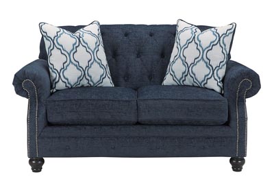 Image for LaVernia Navy Loveseat
