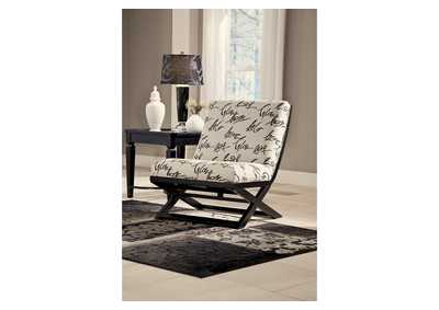 Image for Levon Charcoal Showood Accent Chair