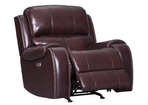 Image for Gilmanton Burgundy Power Reclining Rocker w/Adjustable Headrest