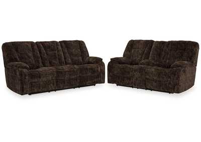 Soundwave Reclining Sofa and Loveseat