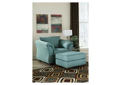 Image for Darcy Sky Chair & Ottoman