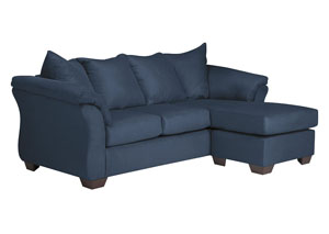 Image for Darcy Blue Sofa Chaise