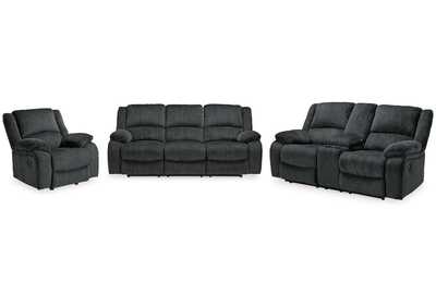 Draycoll Reclining Sofa, Loveseat and Recliner