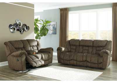 Image for Capehorn Earth Reclining Sofa and Loveseat w/Console