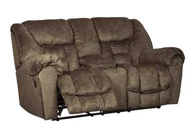 Image for Capehorn Earth Double Reclining Loveseat w/Console