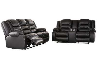 Vacherie Manual Reclining Sofa and Loveseat Set