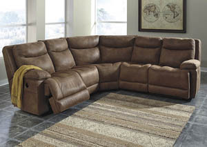 Image for Valto Saddle Left Facing Sectional w/ Right Facing Zero Wall Recliner