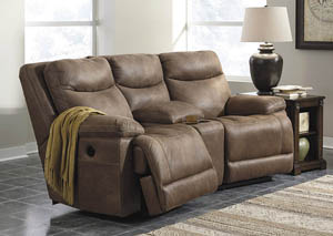 Image for Valto Saddle Left Facing Sectional w/ Storage Console and Right Facing Zero Wall Recliner