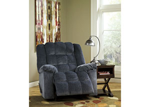 Image for Ludden Blue Rocker Recliner