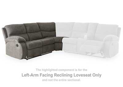 Museum Left-Arm Facing Reclining Loveseat