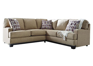 Image for Larkhaven Amber Loveseat Sectional w/Right Facing Corner Wedge