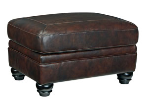 Image for Bristan Walnut Ottoman