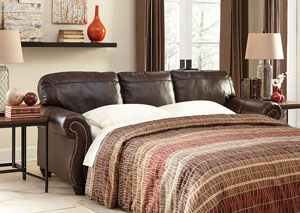 Image for Bristan Walnut Queen Sofa Sleeper