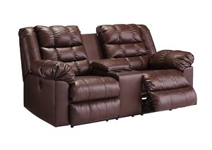 Image for Brolayne DuraBlend Saddle Double Reclining Loveseat