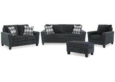 Abinger Sofa, Loveseat, Chair and Ottoman,Signature Design By Ashley