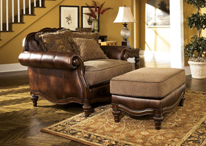Image for Claremore Antique Ottoman