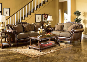 Image for Claremore Antique Sofa & Loveseat