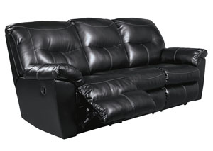 Image for Kilzer DuraBlend Black Reclining Sofa