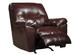 Image for Kilzer DuraBlend Mahogany Rocker Recliner