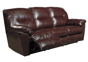 Image for Kilzer DuraBlend Mahogany Reclining Sofa