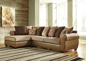 Image for Declain Sand Sectional w/ Left Facing Corner Chaise
