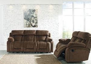 Image for Stricklin Chocolate Power Reclining Sofa and Loveseat