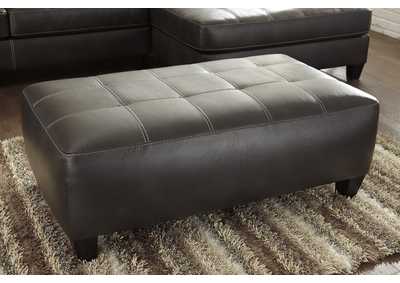 Image for Nokomis Charcoal Oversized Accent Ottoman