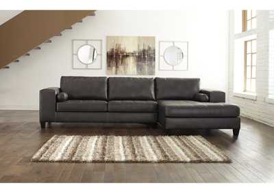 Image for Nokomis Charcoal Right Facing Corner Chaise Sectional