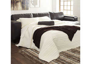 Image for Nokomis Charcoal Right Facing Queen Sofa Sleeper
