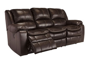 Image for Long Knight Brown Reclining Power Sofa