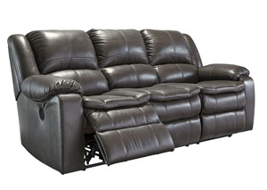 Image for Long Knight Gray Reclining Power Sofa