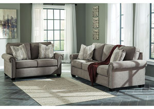Image for Gilman Charcoal Sofa and Loveseat