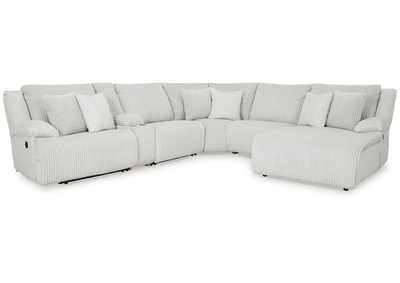 Top Tier 6-Piece Reclining Sectional with Chaise