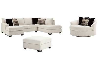 Cambri 2-Piece Sectional with Chair and Ottoman