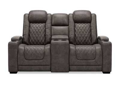 Image for HyllMont Power Reclining Loveseat with Console