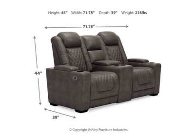 HyllMont Power Reclining Sofa, Loveseat and Recliner,Signature Design By Ashley