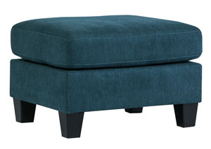 Image for Sagen Teal Ottoman