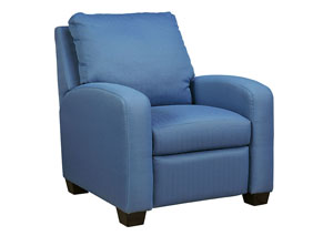 Image for Ayanna Nuvella Blue Low Leg Recliner
