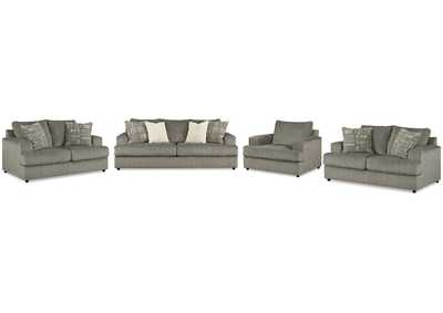 Image for Soletren Queen Sofa Sleeper, Loveseat and Oversized Chair