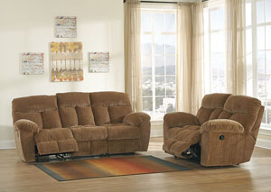 Image for Hector Caramel Reclining Sofa & Loveseat
