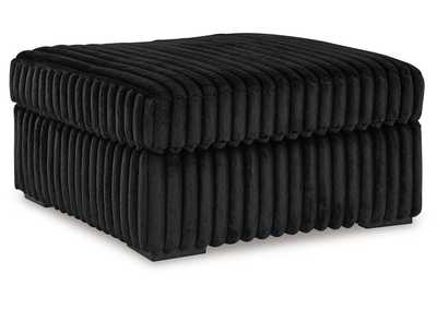 Midnight-Madness Oversized Accent Ottoman